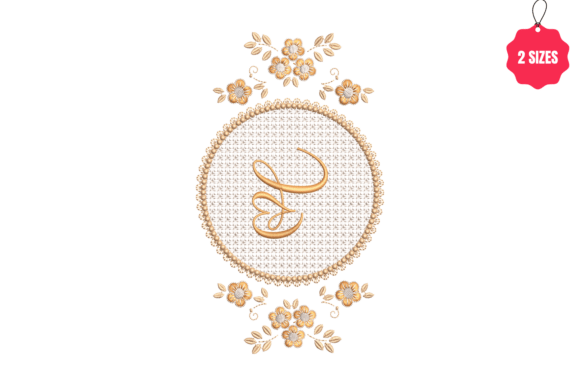 Charming Letter C in a Beautiful Frame