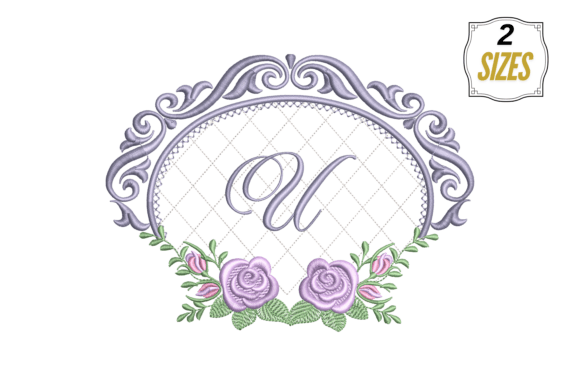 Charming Letter U for Embroidery Projects