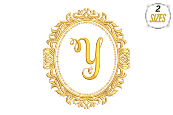 Charming Letter Y in a Beautiful Frame