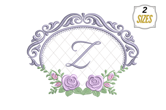 Charming Letter Z in Beautiful Template