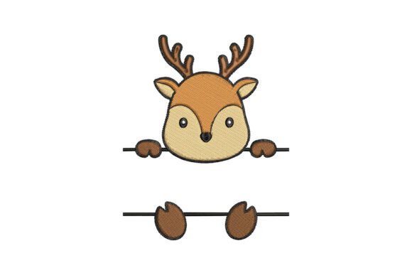 Deer Monogram: A Charming Addition to Your Embroidery