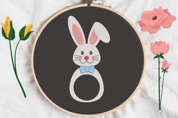 Easter Bunny Monogram: A Charming Addition