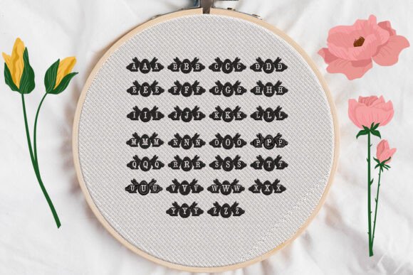Elegant Easter Monogram Font for Premium Sweatshirts