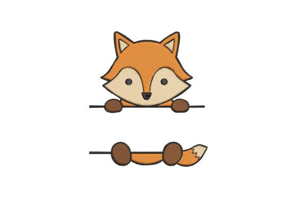 Fox Monogram: A Charming Addition for Holiday Embroidery