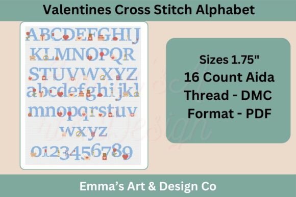 Valentine’s Cross Stitch Alphabet Review