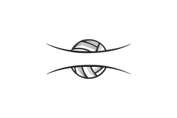 Volleyball Monogram: A Whimsical Touch for Sports Fans